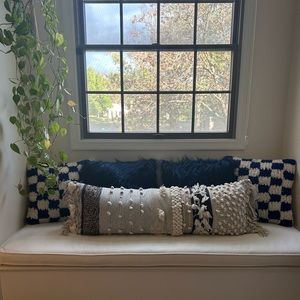 Anthropologie lumbar pillow